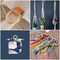 20 Pieces Natural Wood Rings for Crafts, Macrame Rings for DIY, Wooden Rings Without Paint, Pendant Connectors 55mm/2.2inch